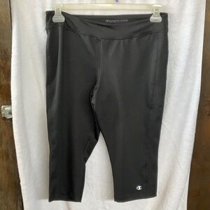 Champion Black Fitted Knee Pants
 for Comfort and Style